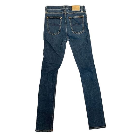 Nudie Jeans Slim Fit in Indigo Blue - Picture 4 of 11